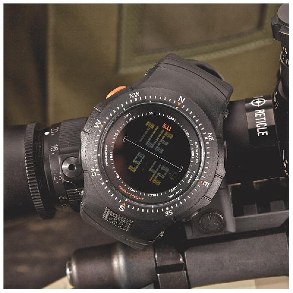 Часы снайперские с баллистическим калькулятором 5.11 Field Ops Black